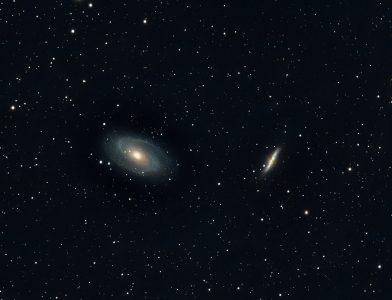 Galaxies Bode et cigare.